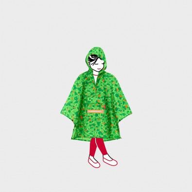 Дождевик-анорак детский Mini-Maxi зеленый