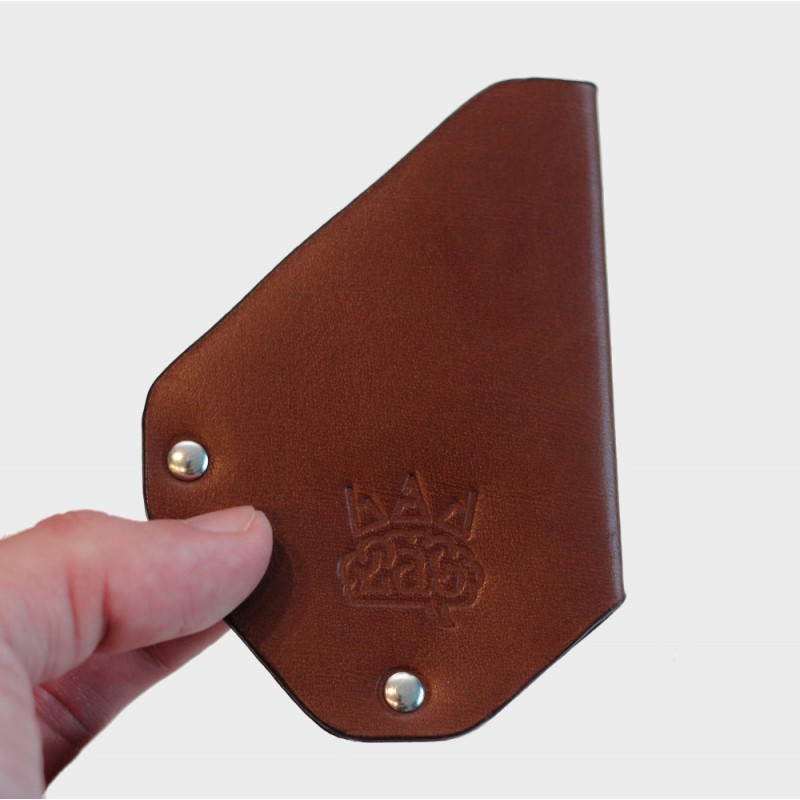 Кожаный держатель для карточек CardLovder (коричневый)